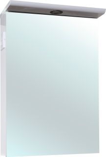 Зеркало-шкаф с подсветкой Bellezza Анкона 55см белый 00000006258